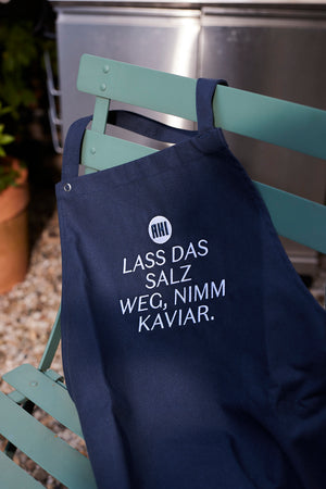 Kochschürze "Lass das Salz weg"